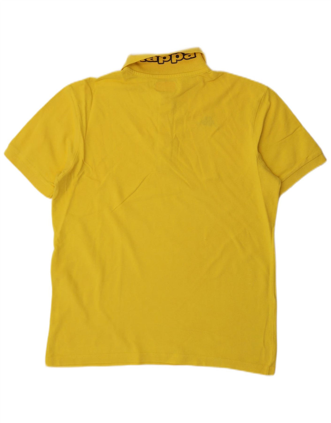 Kappa Herren-Poloshirt mit Grafik, groß, Gelb
