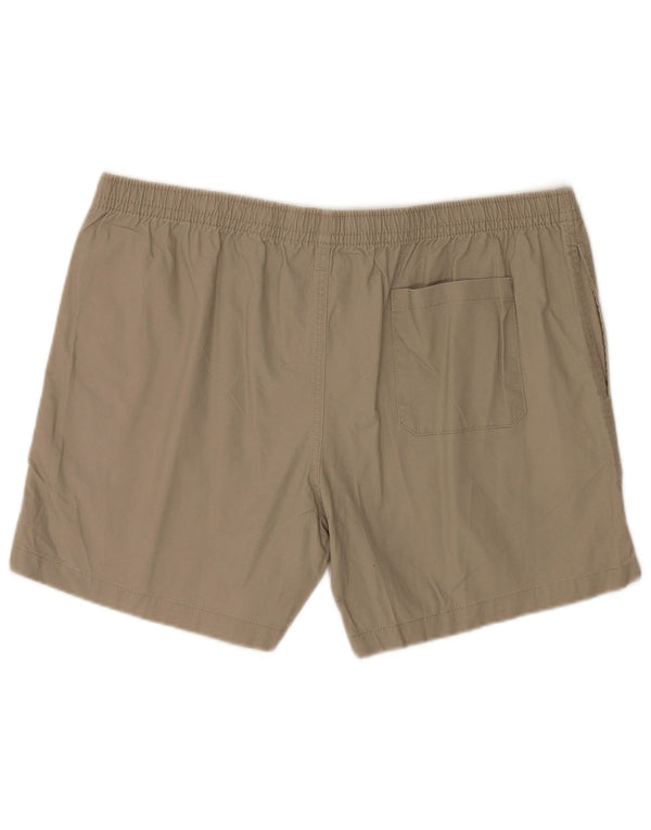 Marks & Spencer Herren Blue Harbor Chino Shorts W42 2XL Beige Baumwolle