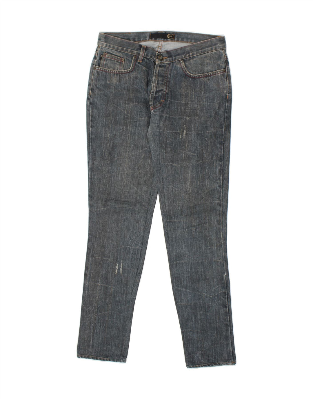JUST CAVALLI Womens Slim Jeans W30 L29 Blue Cotton Vintage Just Cavalli and Second-Hand Just Cavalli from Messina Hembry 
