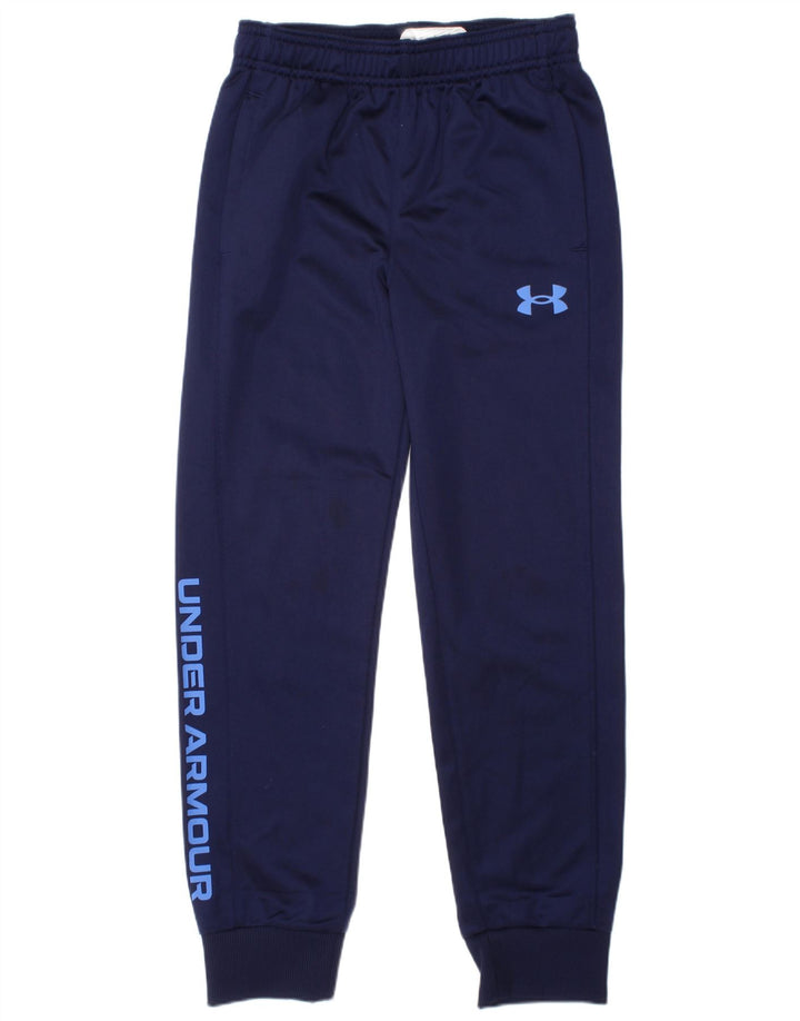 UNDER ARMOUR Jungen-Trainingsanzug mit grafischer Hose und Jogger, 6–7 Jahre, Marineblau