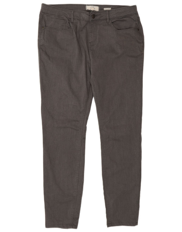 Fat Face Damen Jegging Freizeithose UK 16 Large W36 L30 Graue Baumwolle