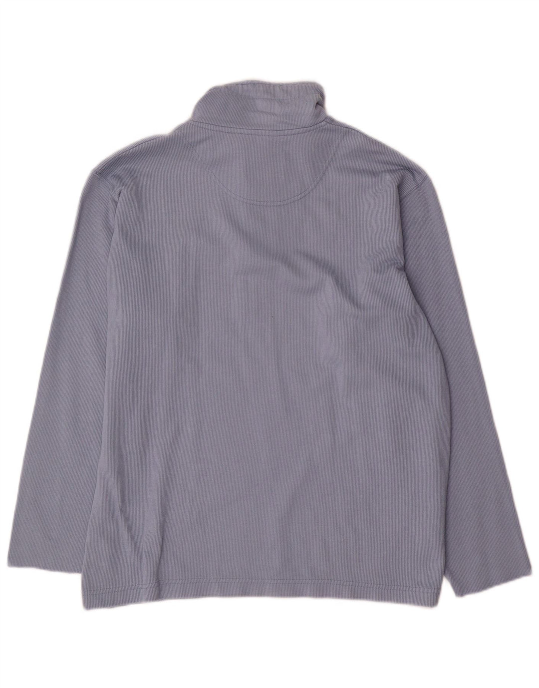 Champion Herren-Sweatshirt mit Reißverschluss am Hals, mittelblaue Baumwolle