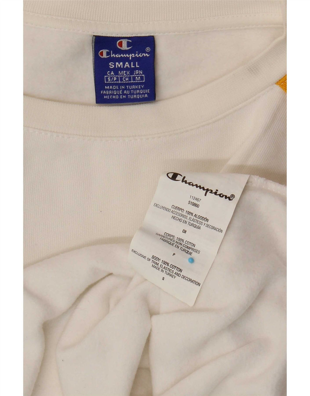 Champion Damen-Sweatshirt in Übergröße mit Grafik, Gr. 10, Größe S, Weiß
