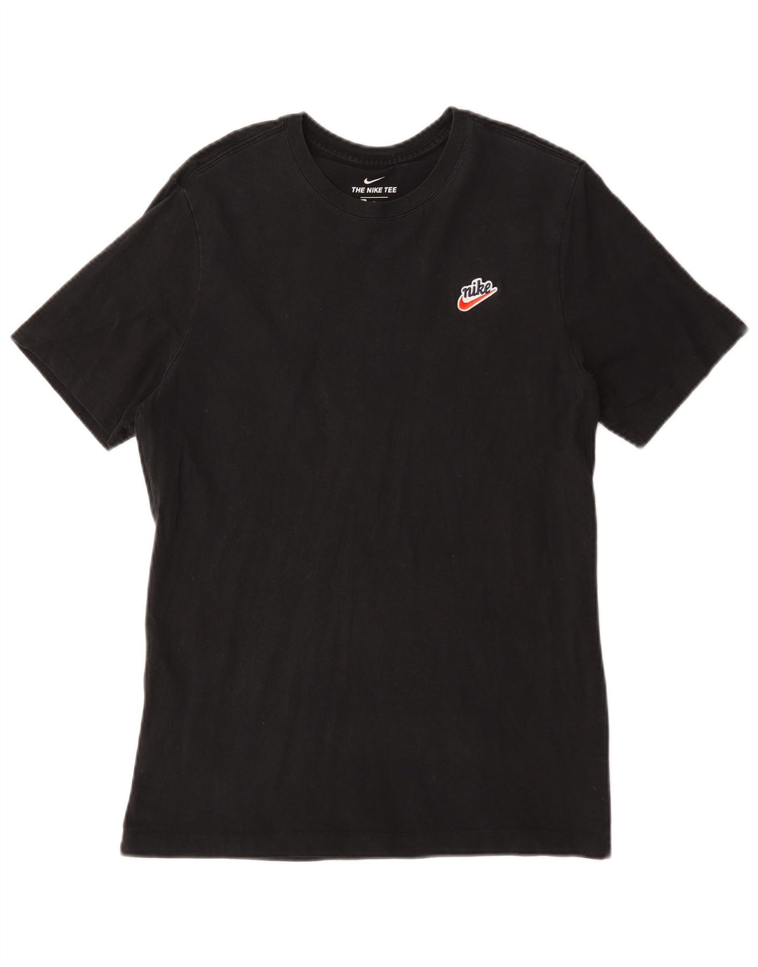 Nike Herren T-Shirt Top Medium Schwarz Baumwolle