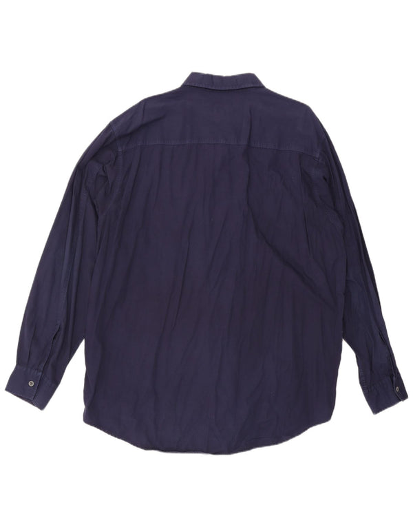 Calvin Klein Jeans Herrenhemd 2XL Marineblau Baumwolle