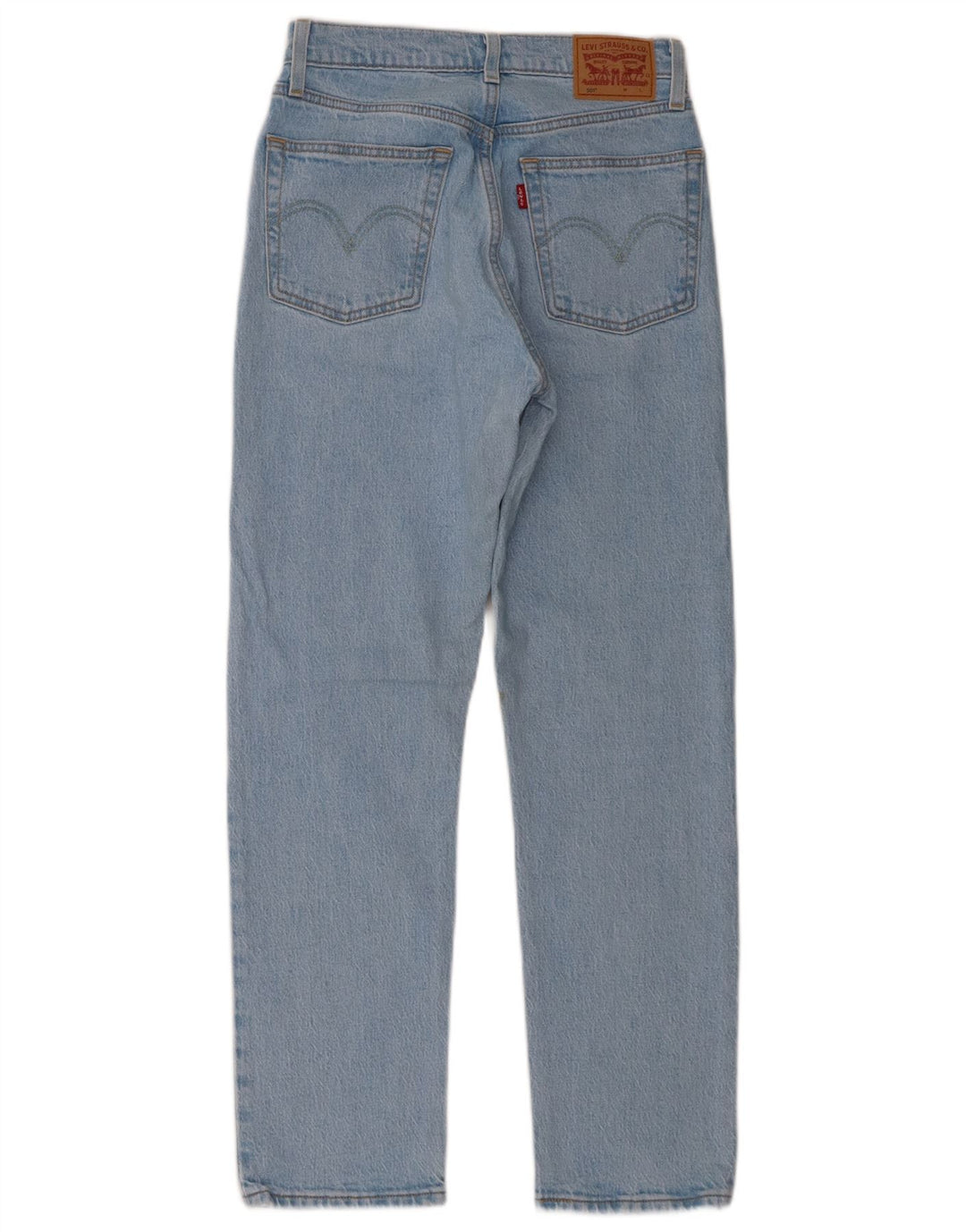 Levi's Damen 501 Straight Jeans W25 L28 Blaue Baumwolle