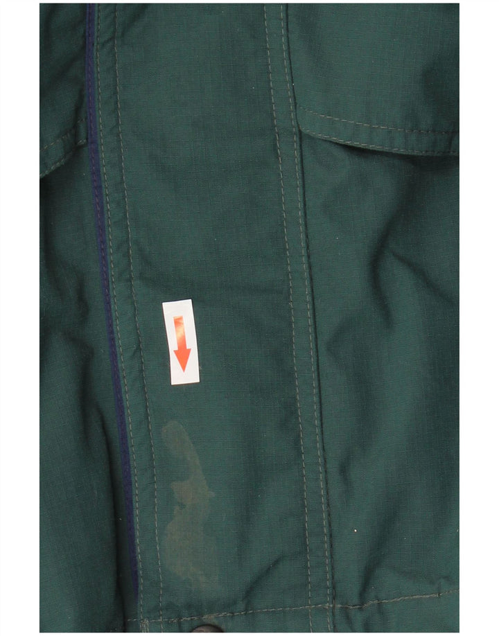 Helly Hansen Herren-Regenjacke mit Kapuze, UK 38, mittelgrün, Farbblock