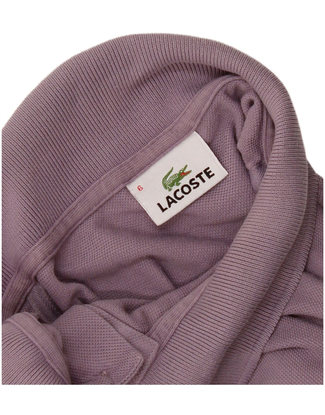 Lacoste Herren Poloshirt Größe 6 XL Lila