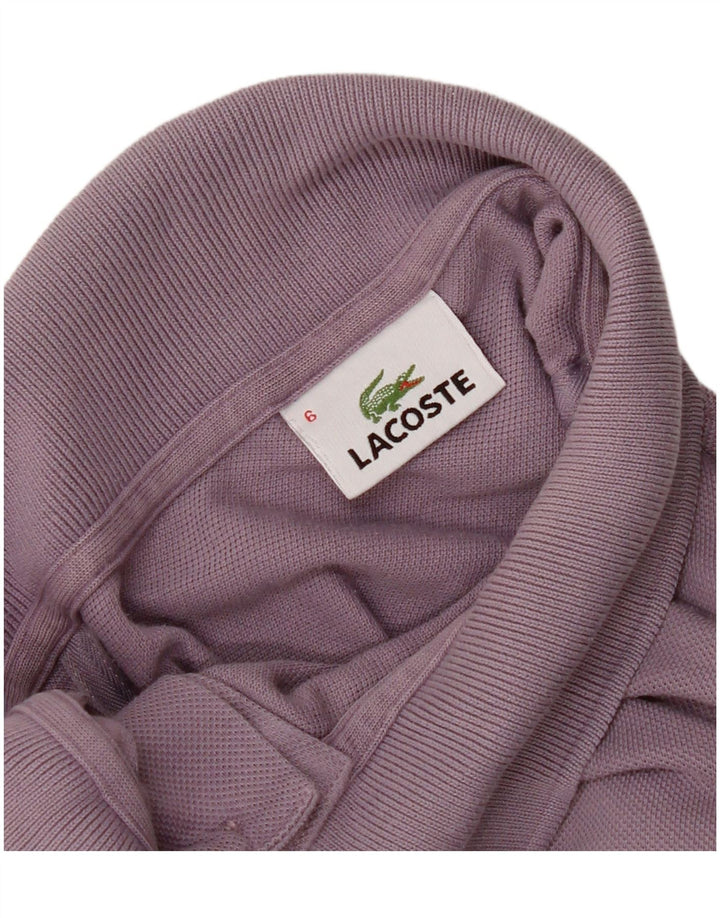Lacoste Herren Poloshirt Größe 6 XL Lila