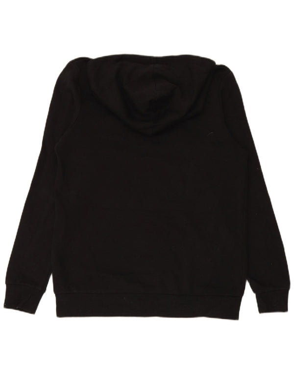 JACK & JONES Kapuzenpullover mit Grafik für Jungen, 15–16 Jahre, schwarze Baumwolle