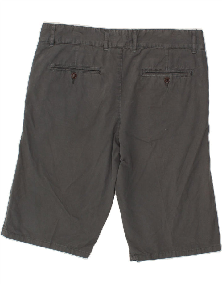 JULES Mens Straight Fit Chino Shorts W34 Large Grey Vintage Jules and Second-Hand Jules from Messina Hembry 