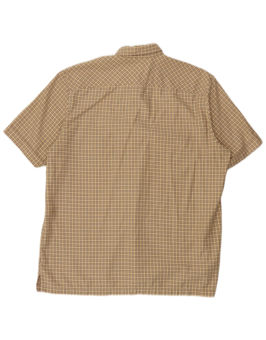 Levi's Herren-Kurzarmhemd, groß, beige, kariert, Baumwolle
