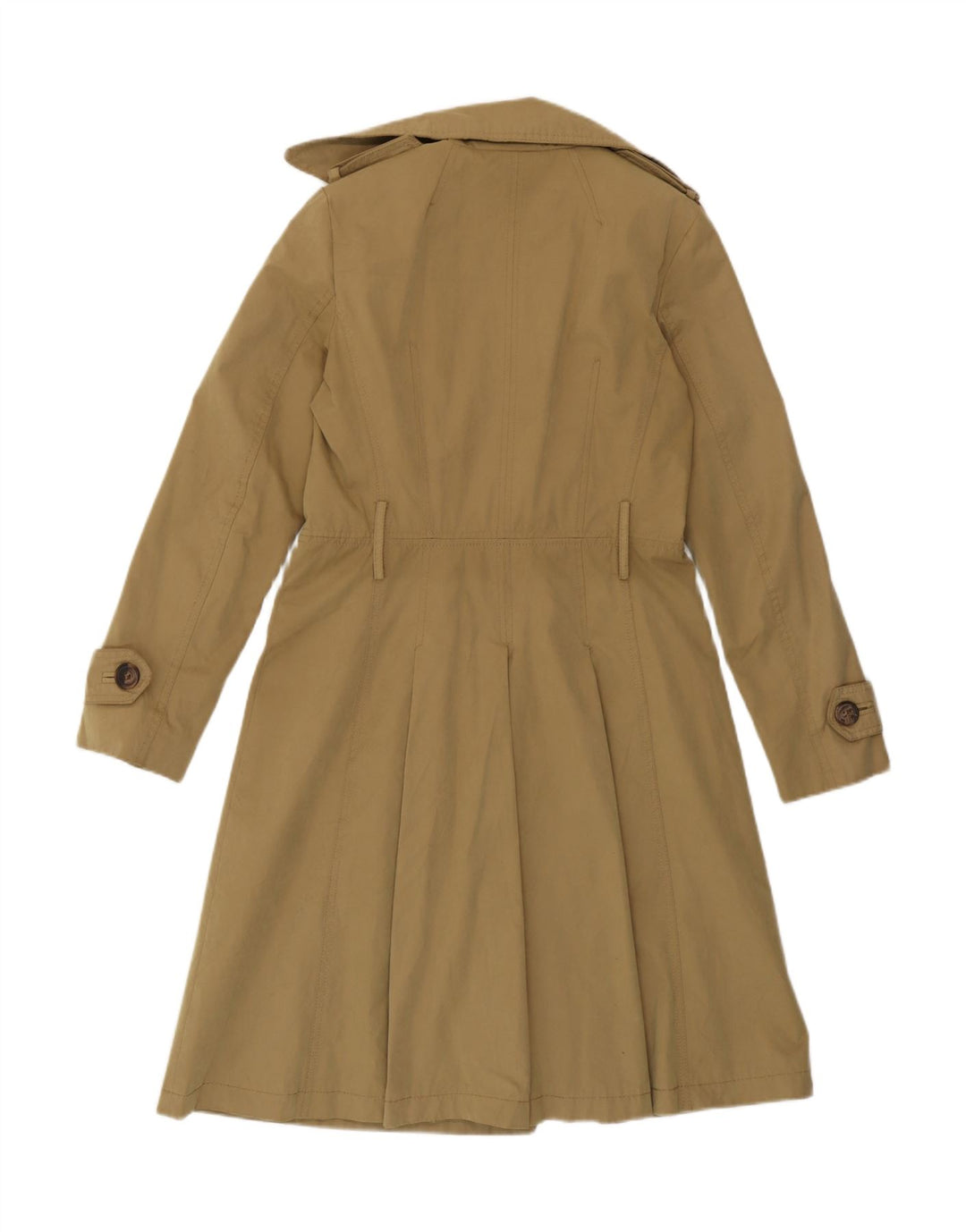 Zara Damen Trenchcoat UK 14 Mittelbeige Baumwolle
