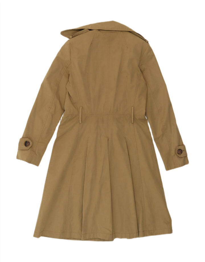 Zara Damen Trenchcoat UK 14 Mittelbeige Baumwolle