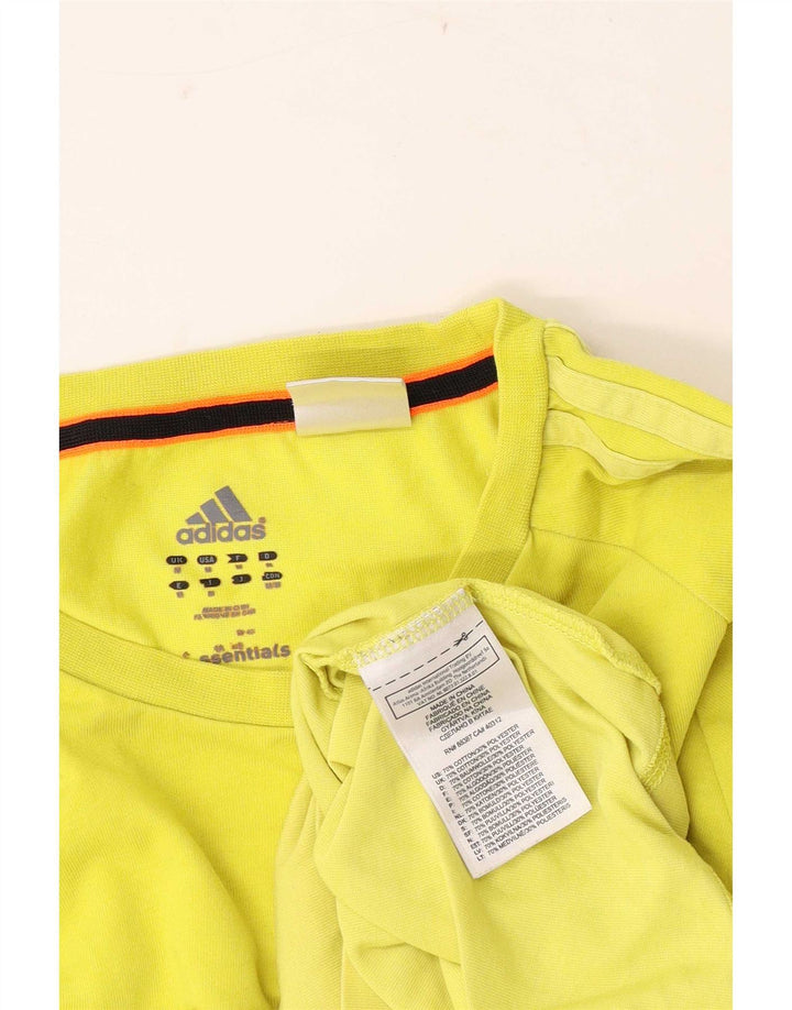 Adidas Herren Climalite T-Shirt Top mittelgelbe Baumwolle