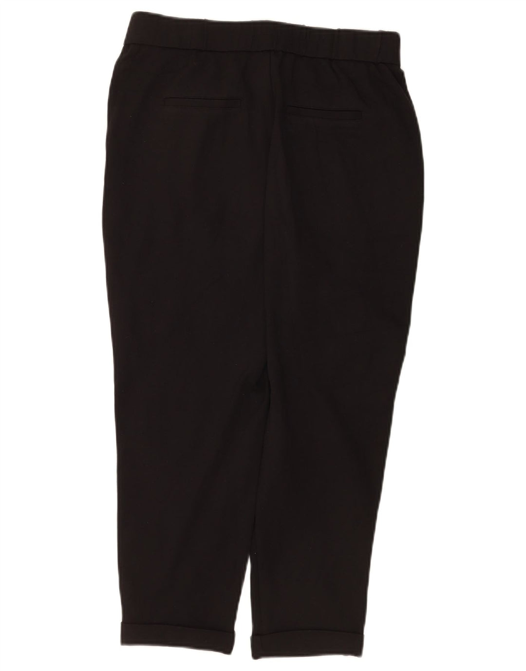 Benetton Damen Tapered Capri-Hose W30 L22 Schwarz