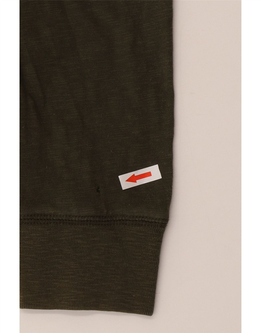 Timberland Herren-Oberteil, langärmelig, klein, grüne Baumwolle