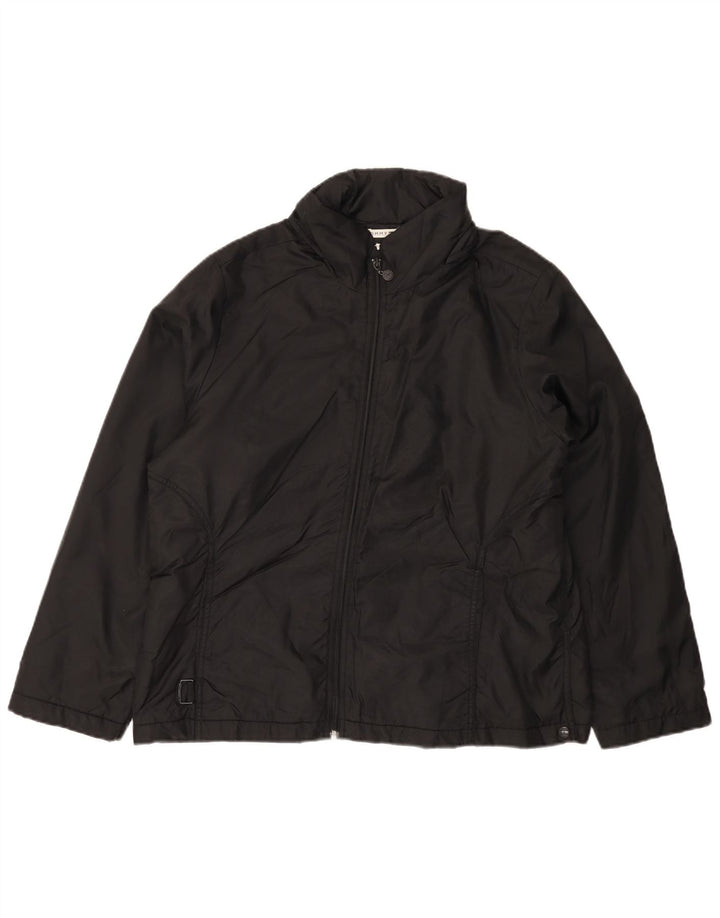 Tommy Hilfiger Damen Windjacke UK 18 XL Schwarz Nylon