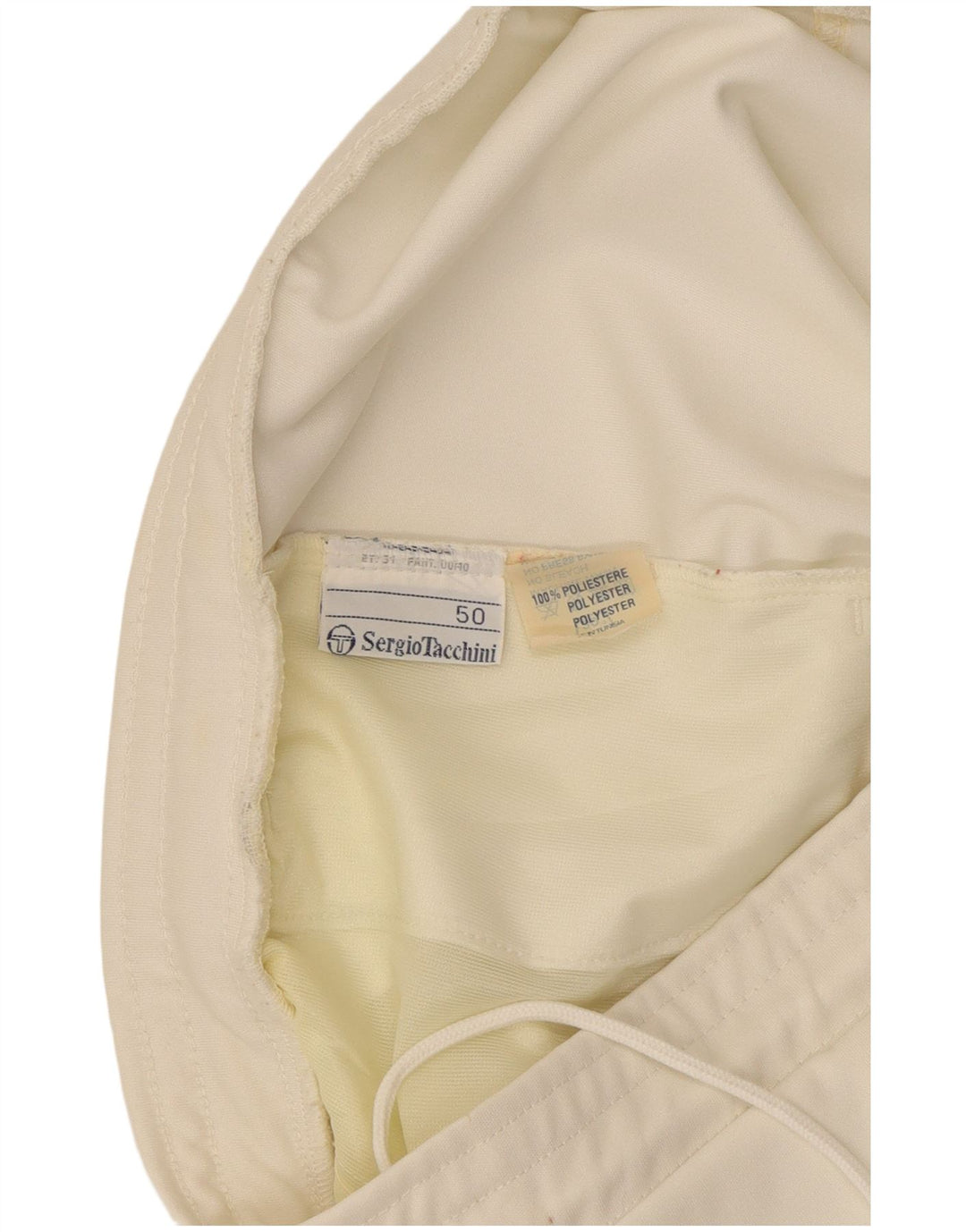 Sergio Tacchini Damen Sportshorts IT 50 XL Weiß Polyester