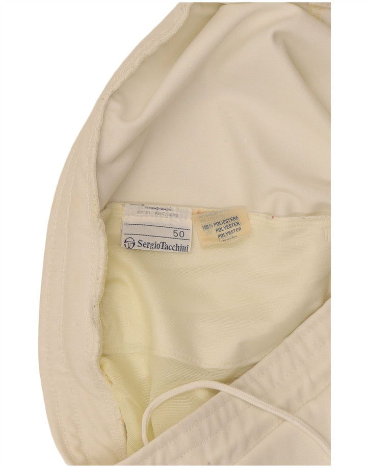 Sergio Tacchini Damen Sportshorts IT 50 XL Weiß Polyester