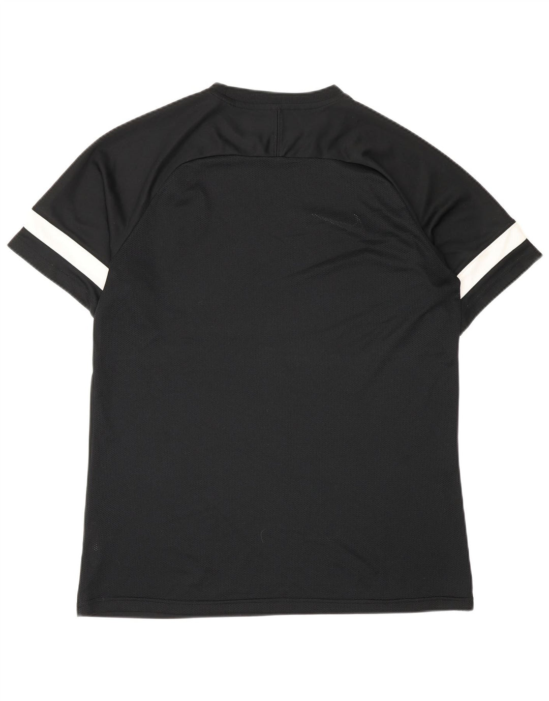 Nike Herren Dri Fit T-Shirt-Oberteil, großes, schwarzes Farbblock-Polyester