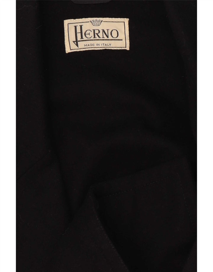 Herno Damen-Blazerjacke mit 2 Knöpfen, IT 44, mittelmarineblaue Wolle