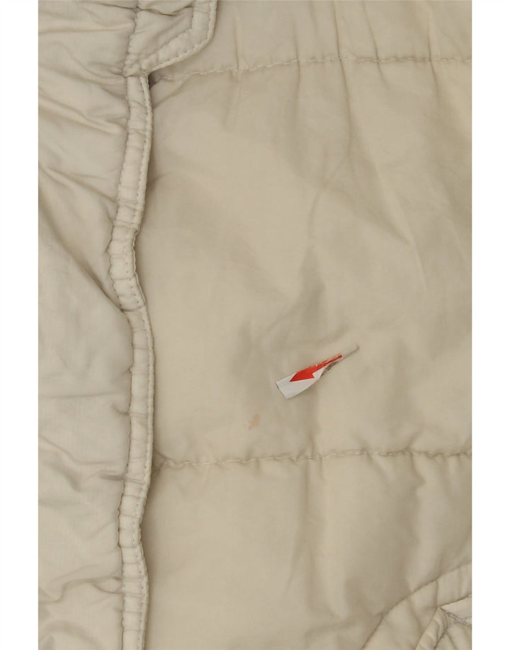 Gepolsterte Damenjacke mit Kapuze von Gas IT 44 Medium Off White aus Polyamid