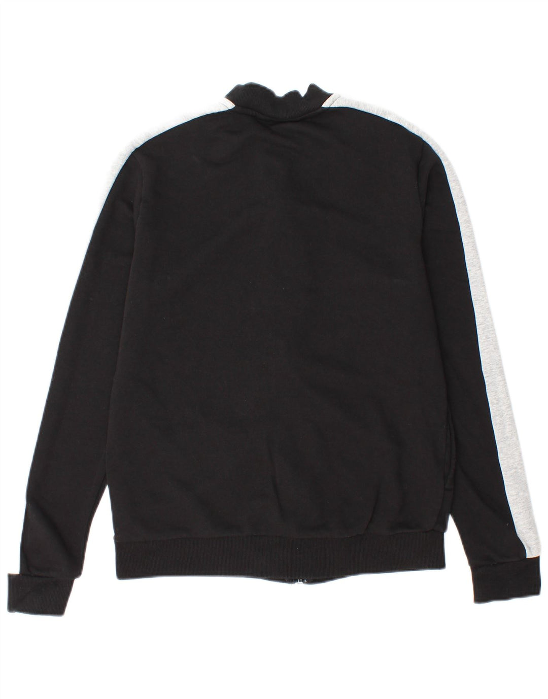 Puma Womens Graphic Trainingsanzug Top Jacke UK 14 Medium Schwarz Colourblock