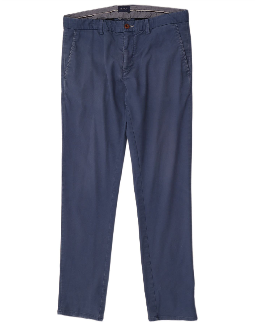 Gant Slim Chino-Hose für Herren, W32, L32, blaue Baumwolle