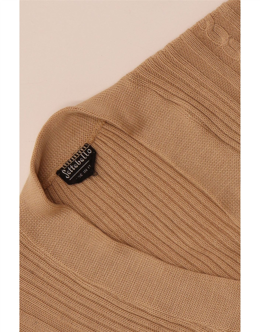 Settebello Herren-Strickjacke, Größe S, Beige