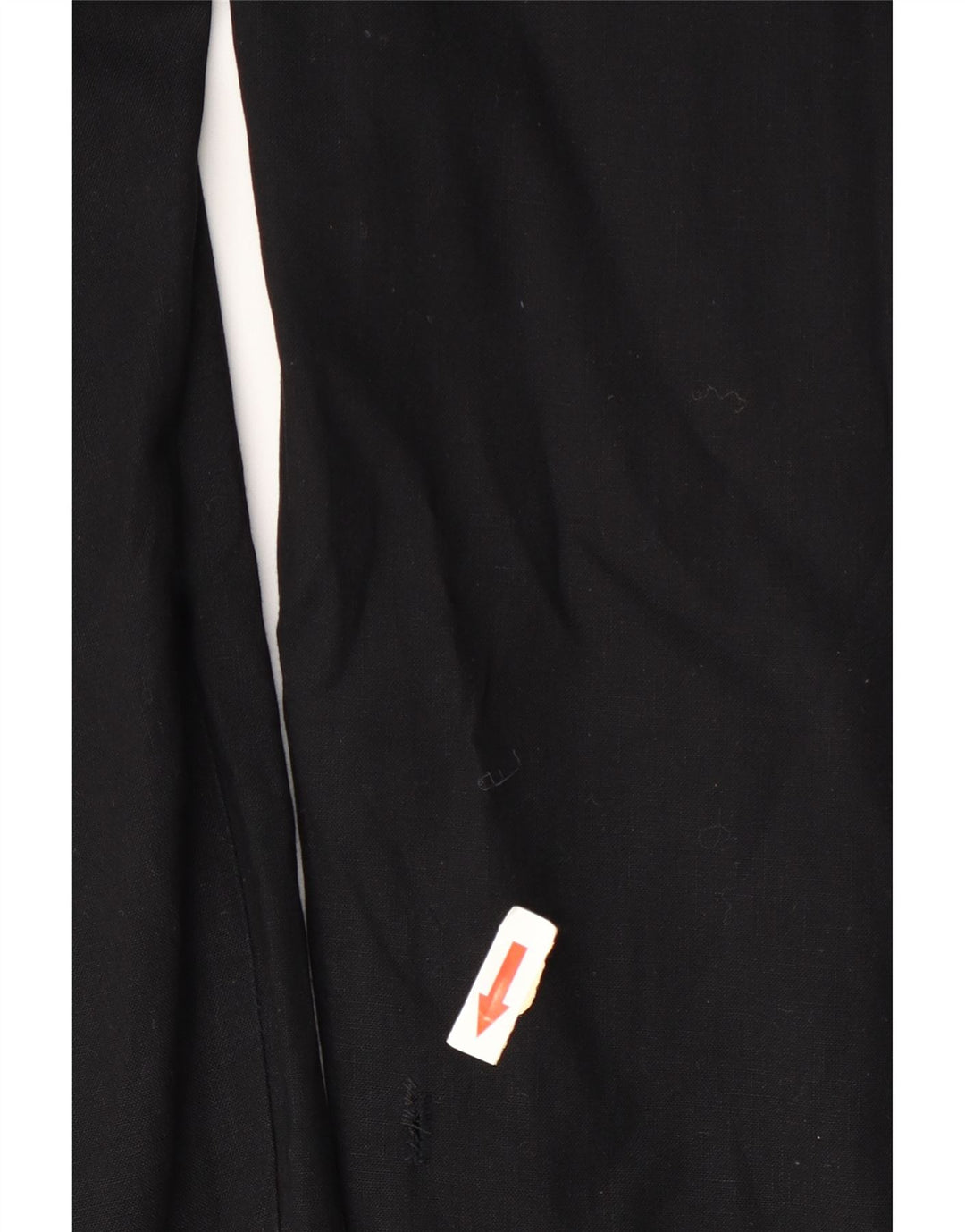 Vintage Damen Langarm-Jumpsuit IT 42 Mittelschwarze Baumwolle