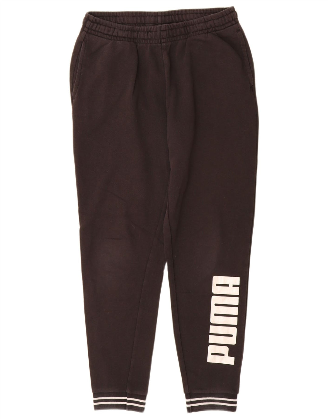 Puma Damen Graphic Trainingshose Jogger UK 12 Medium Schwarz