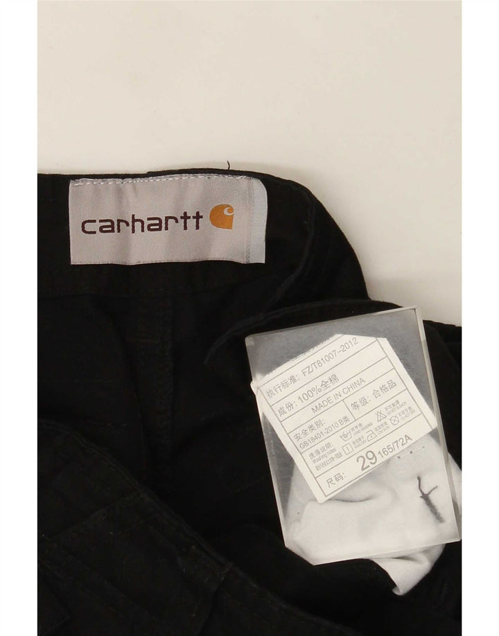 Carhartt Herren gerade Cargohose W29 L28 Schwarz