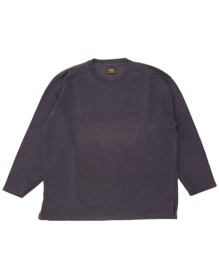 Lee Herren Sweatshirt Pullover 2XL Marineblau