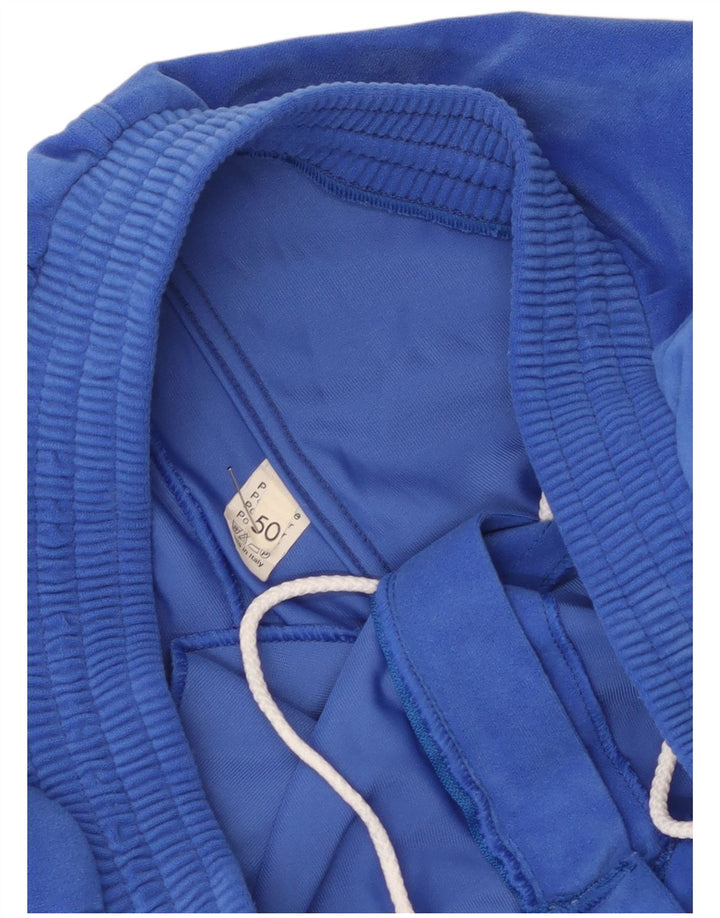 Vintage Herren Trainingshose IT 50 Großes blaues Polyester