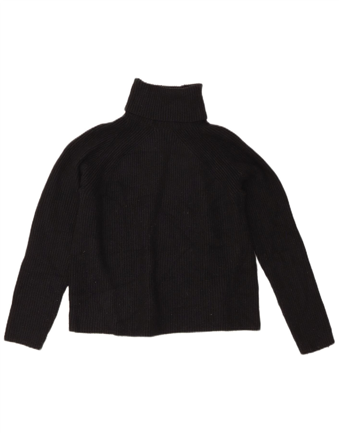 Marks & Spencer Rollkragenpullover für Damen, Gr. 10, Größe S, Schwarz, Viskose
