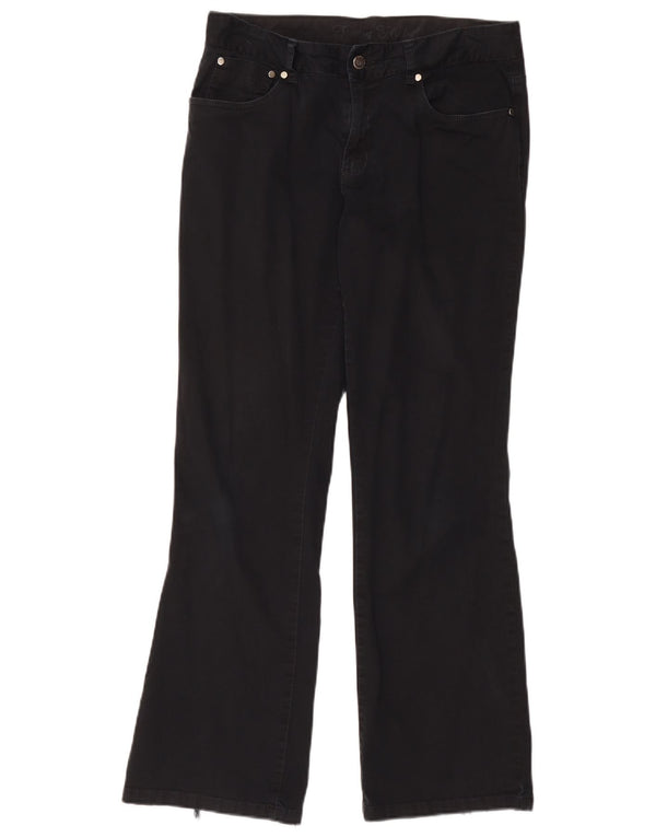 Tommy Hilfiger Damen Bootcut Jeans US 10 Large W32 L31 Schwarze Baumwolle