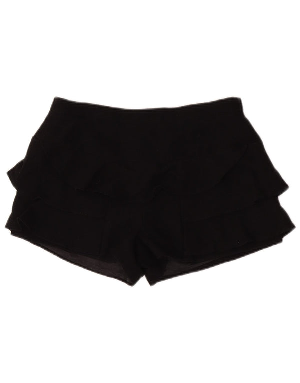 Zara Damen Shorts Medium W28 Schwarz Polyester