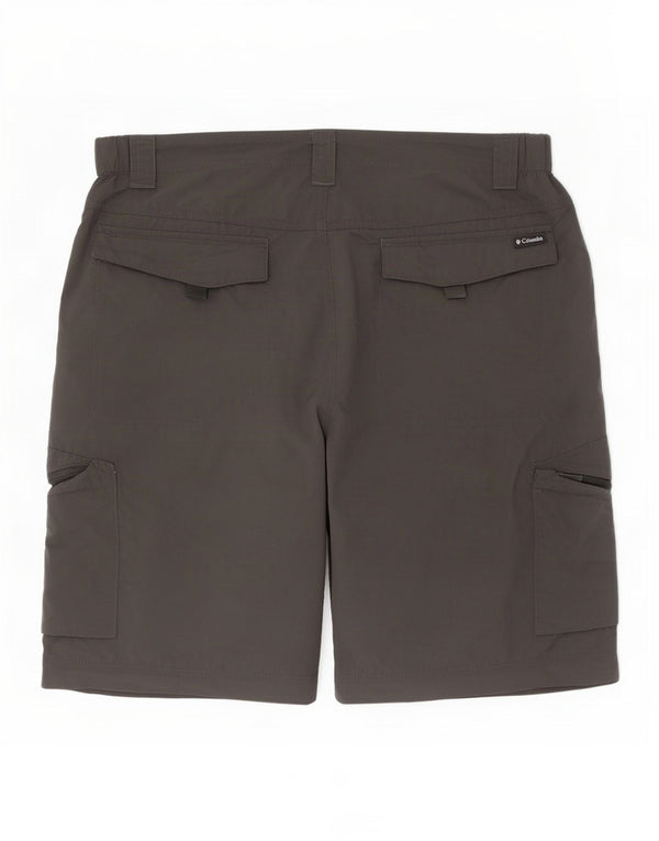 Columbia Herren Omni-Shield Cargo Shorts W38 XL Khaki Nylon