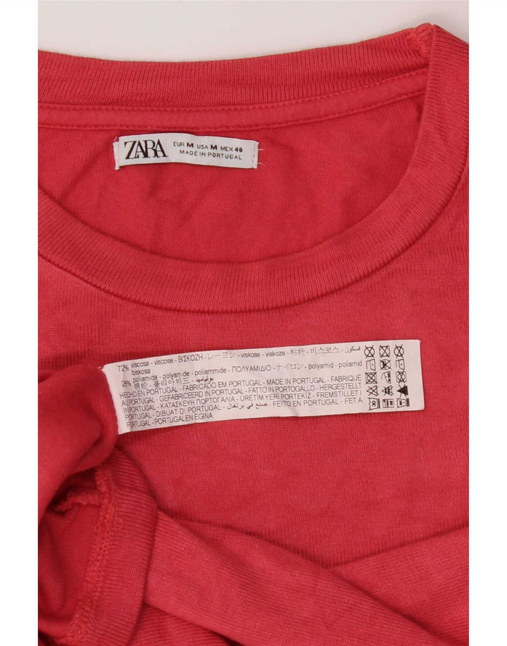 Zara Damen Mittelrote Viskose