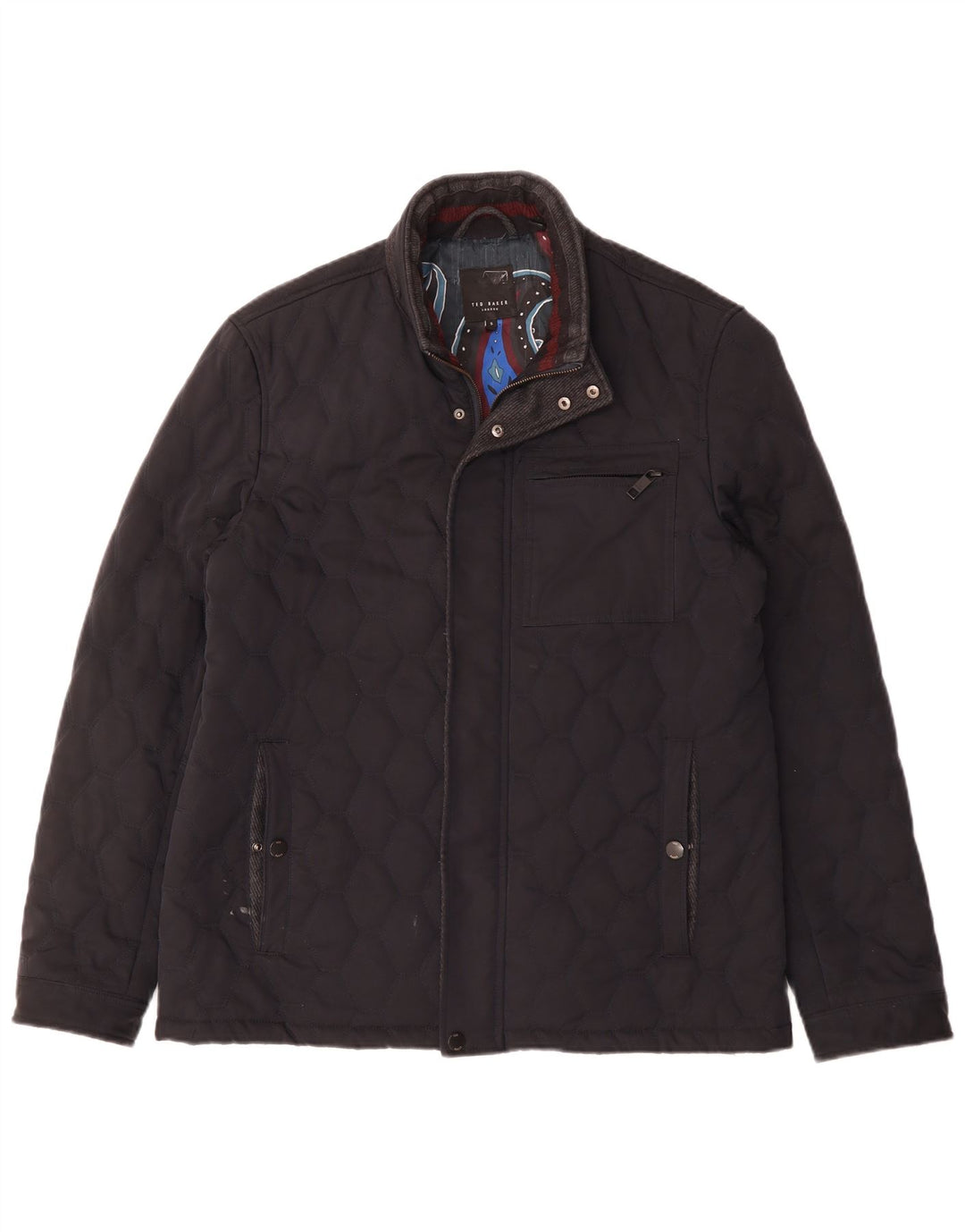 TED BAKER Herren Steppjacke Größe 5 XL Marineblau