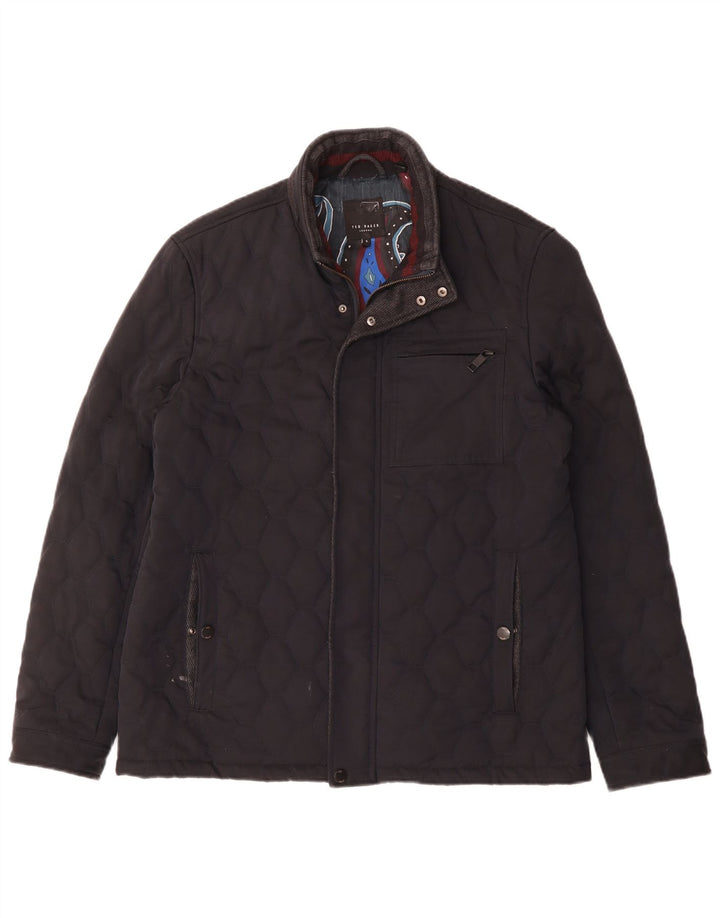 TED BAKER Herren Steppjacke Größe 5 XL Marineblau