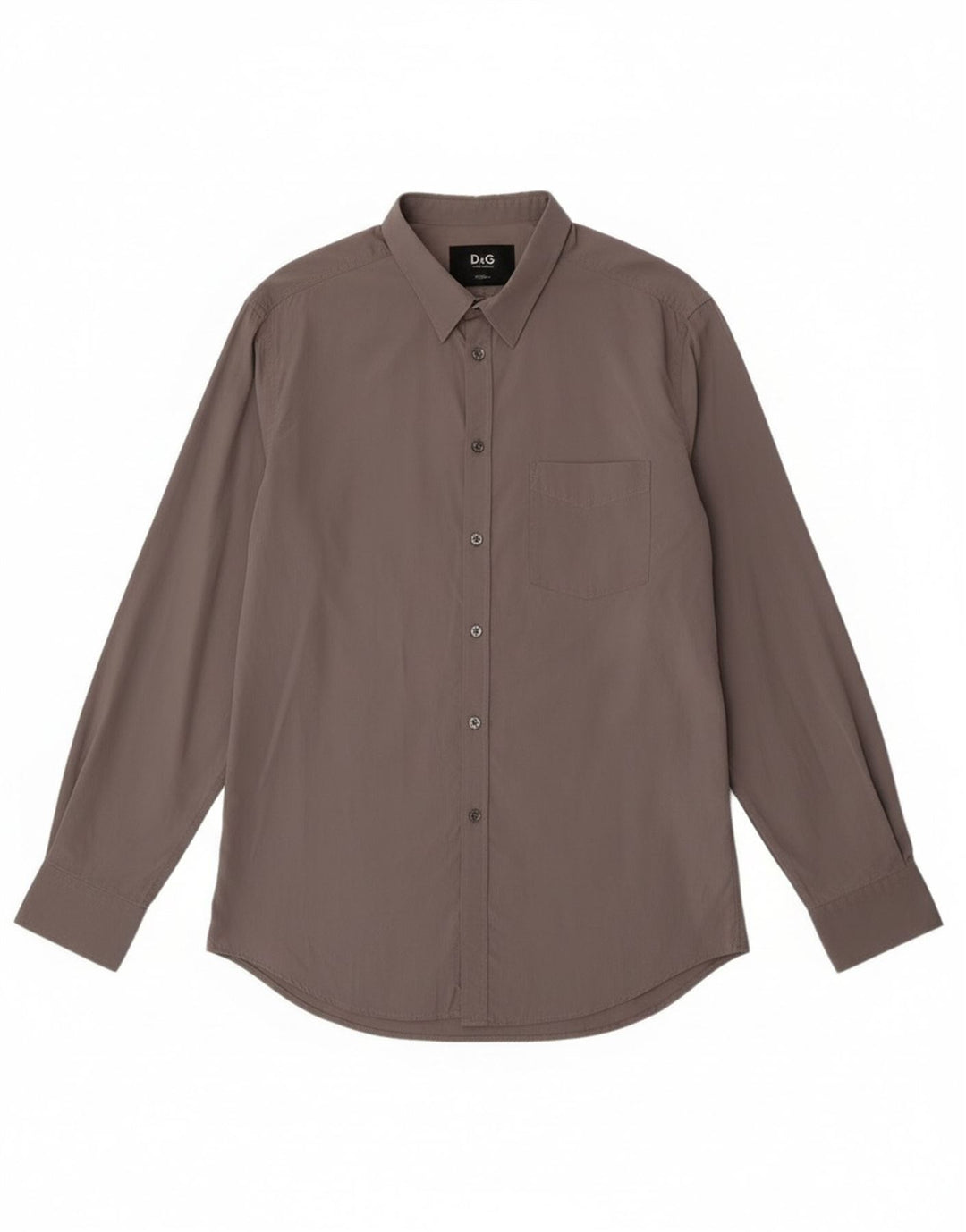 Dolce & Gabbana Herren Slim-Hemd IT 52 Large Grau Baumwolle