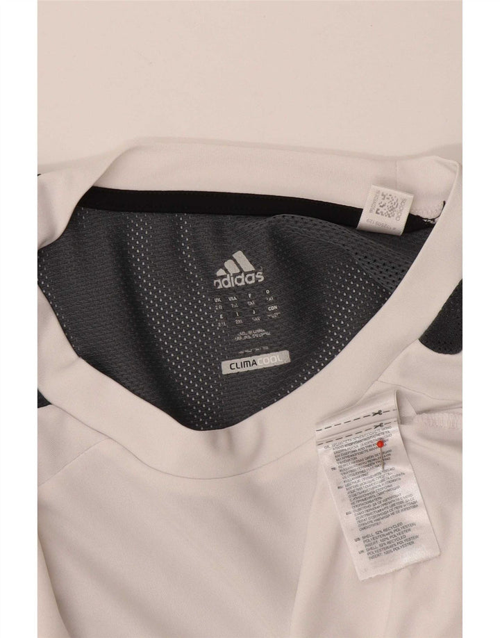 Adidas Herren Climacool T-Shirt Top 2XL Weiß Colourblock Polyester
