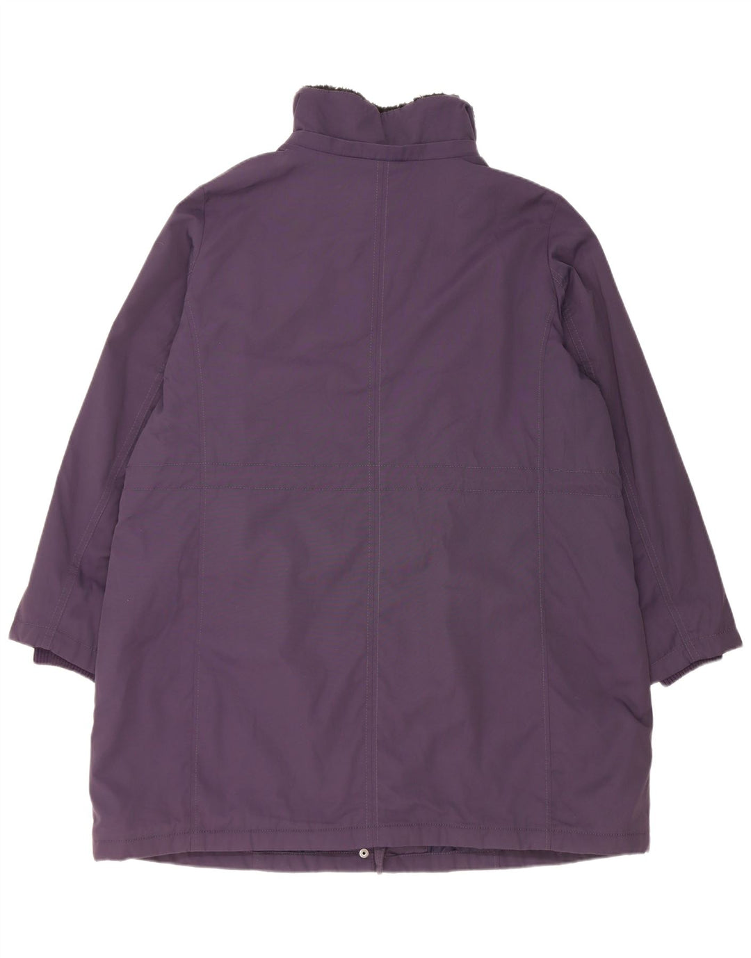 Marks & Spencer Damen Wattierter Mantel UK 18 XL Lila Polyamid