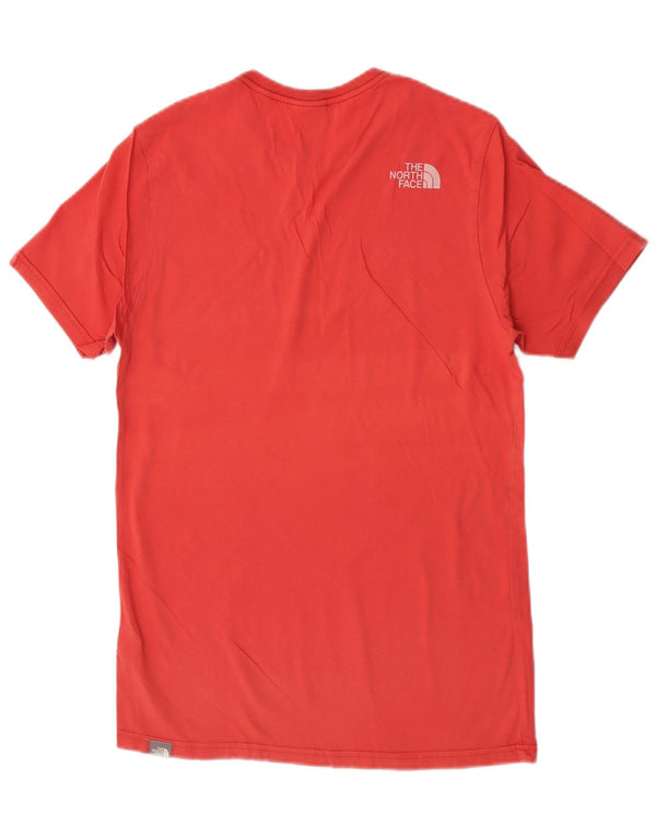 The North Face Herren-T-Shirt mit Grafik, Größe S, rosa, Baumwolle