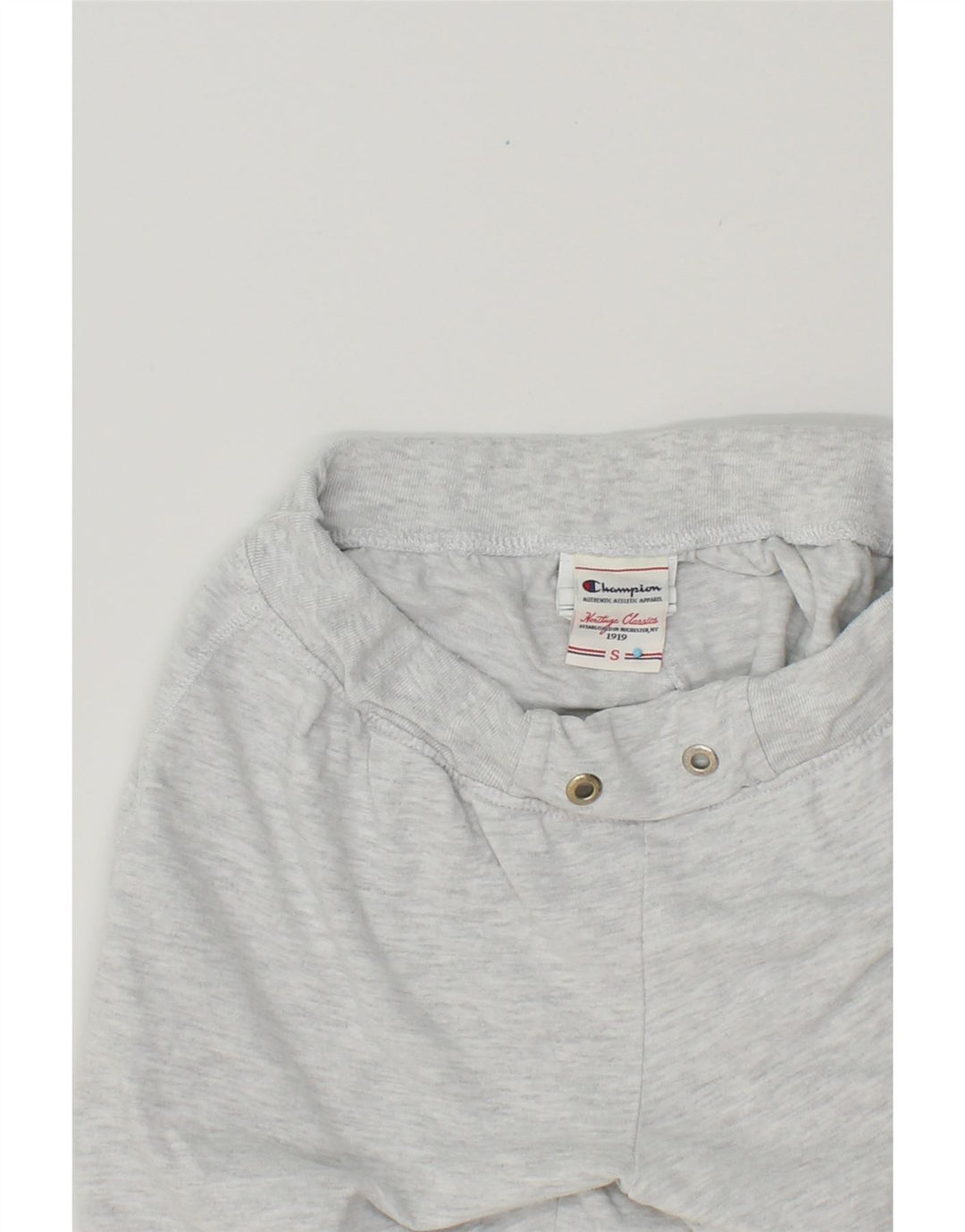 CHAMPION Womens Sport Shorts UK 8 Small Grey Cotton Vintage Champion and Second-Hand Champion from Messina Hembry 