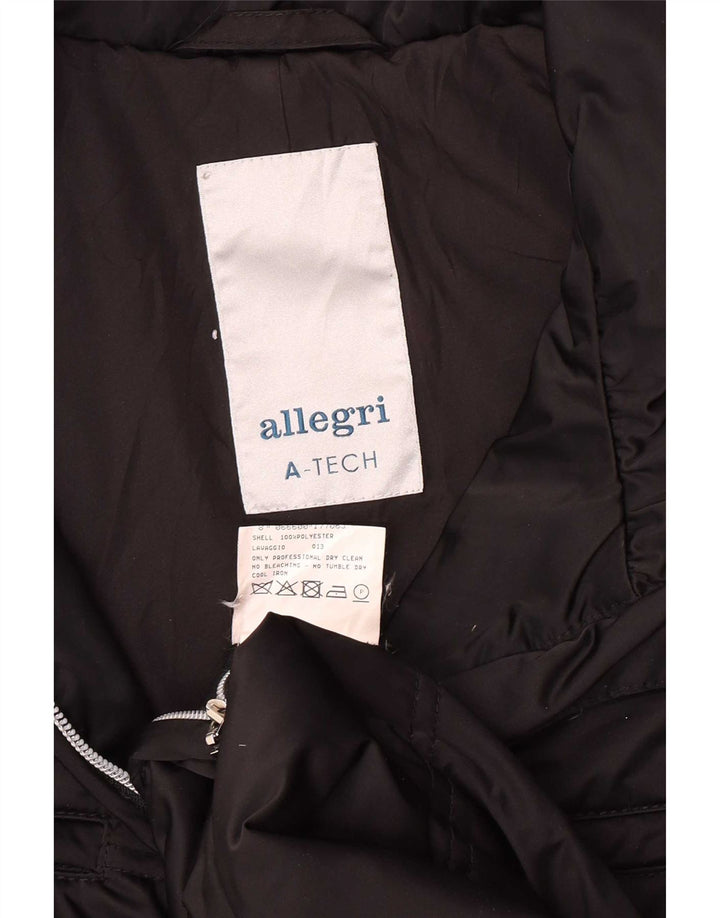 Allegri Damen Wattierte Jacke IT 46 Large Schwarz Polyester