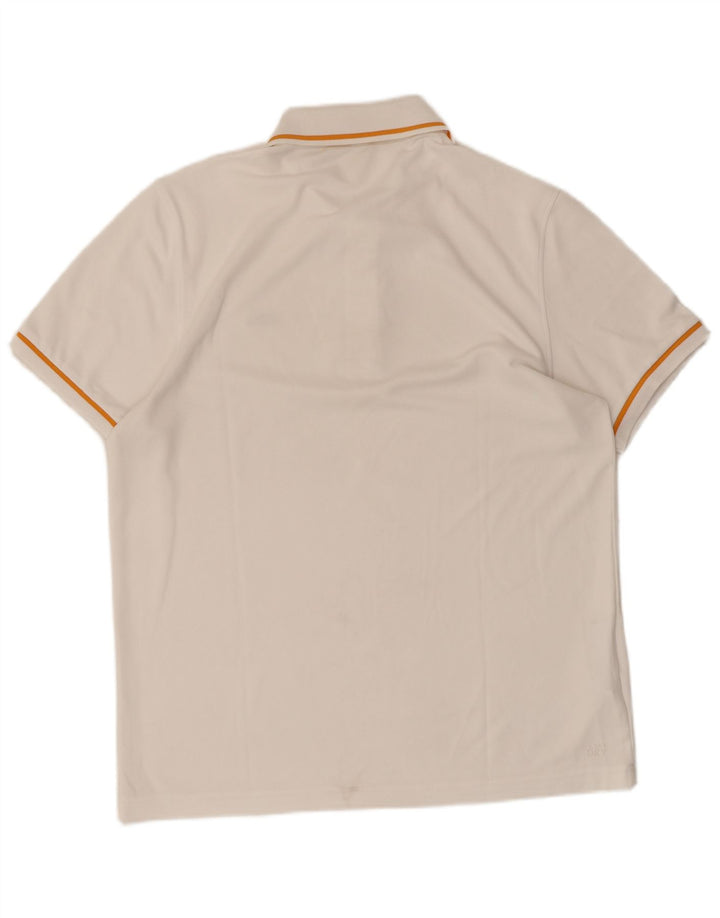 LACOSTE Herren-Poloshirt, mittelweißes Polyester
