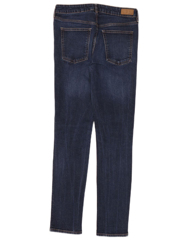 Fat Face Damen Skinny Jeans UK 8 Small W28 L30 Marineblau Baumwolle